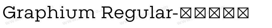 Graphium Regular字体转换